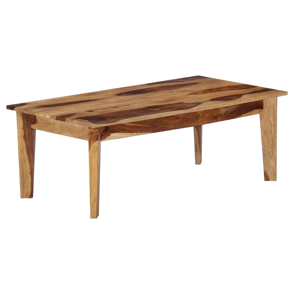 vidaXL Table basse 110x60x40 cm Bois de Sesham massif