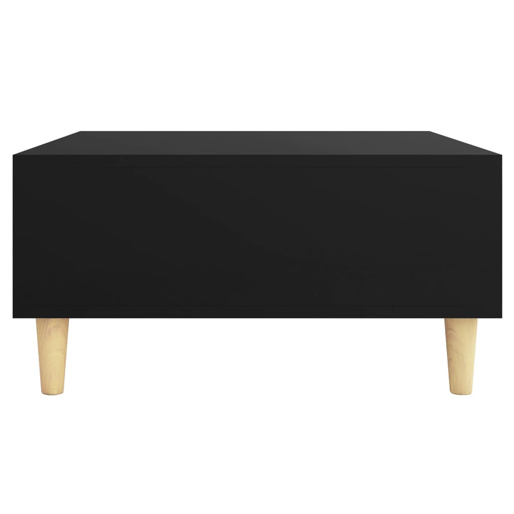 vidaXL Table basse Noir 60x60x30 cm Aggloméré