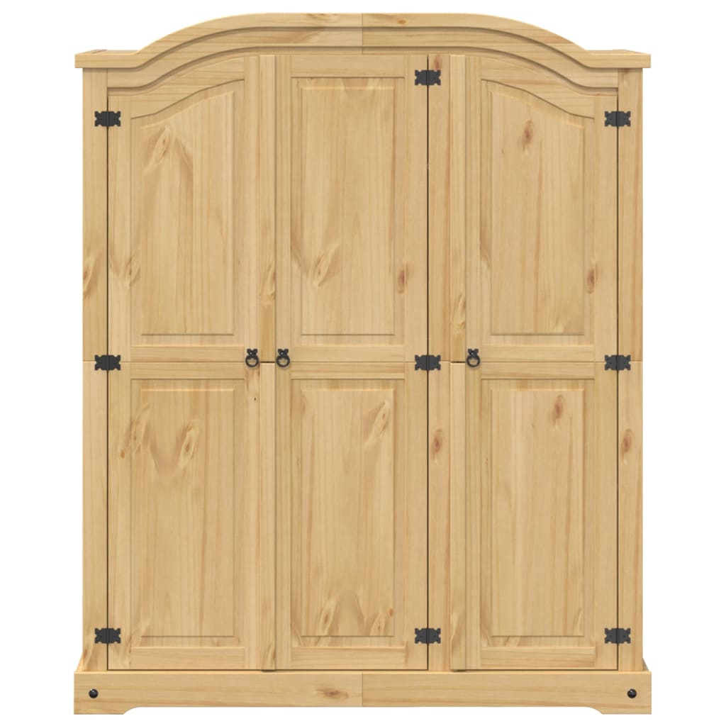 vidaXL Garde-robe Corona 151,5x52x186 cm bois de pin massif