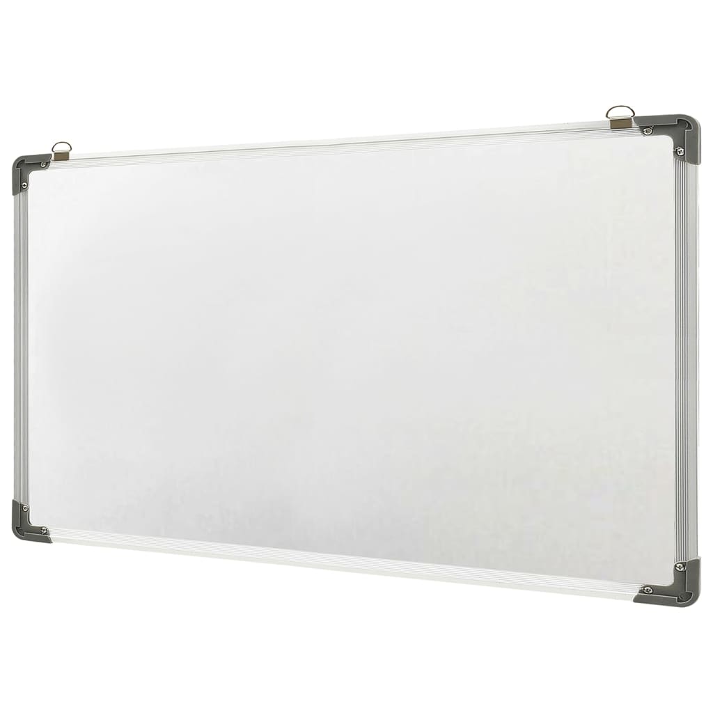 vidaXL Tableau blanc magnétique Blanc 110x60 cm Acier