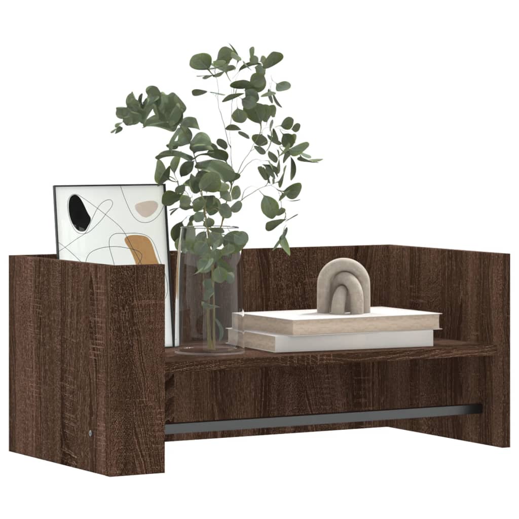 vidaXL Étagère murale chêne marron 70,5x35x30,5 cm bois d'ingénierie