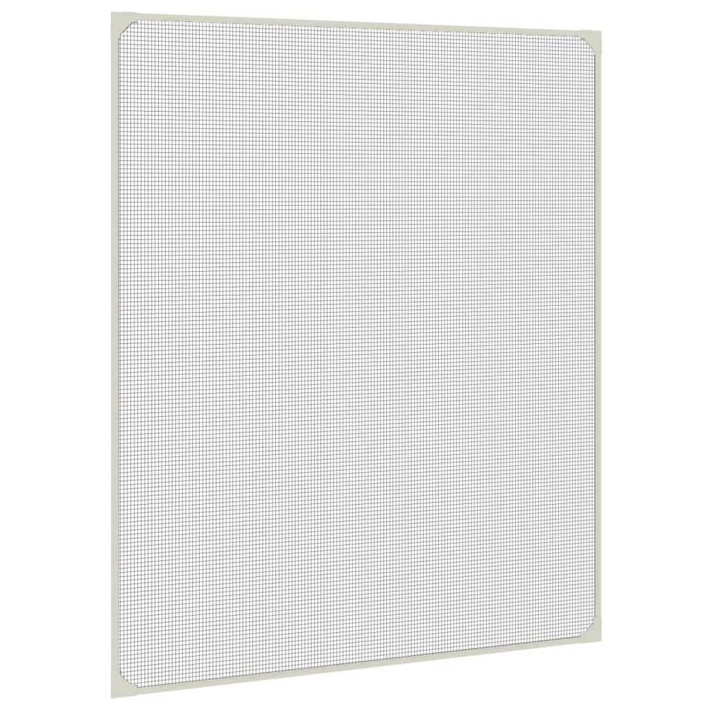 vidaXL Moustiquaire magnétique pour fenêtres blanc 100x120 cm