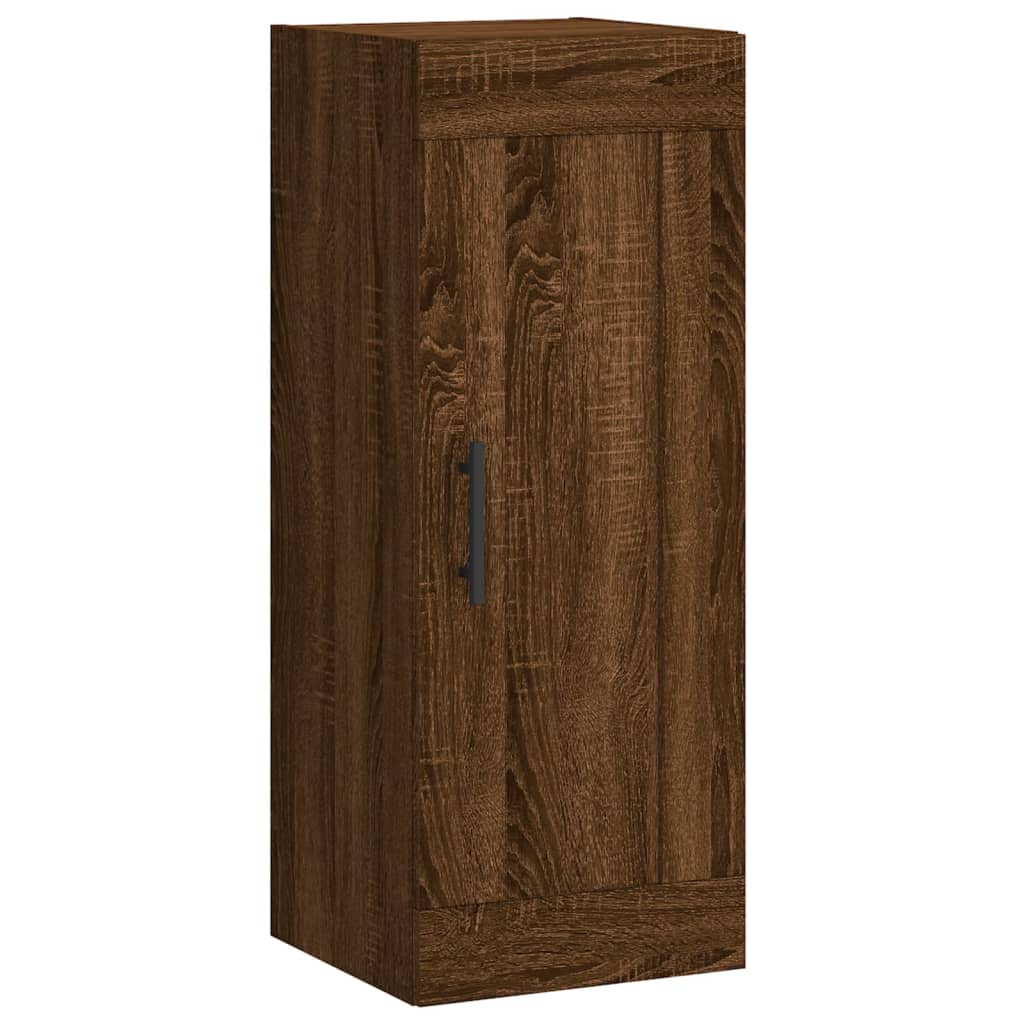 vidaXL Armoire murale chêne marron 34,5x34x90 cm bois d'ingénierie