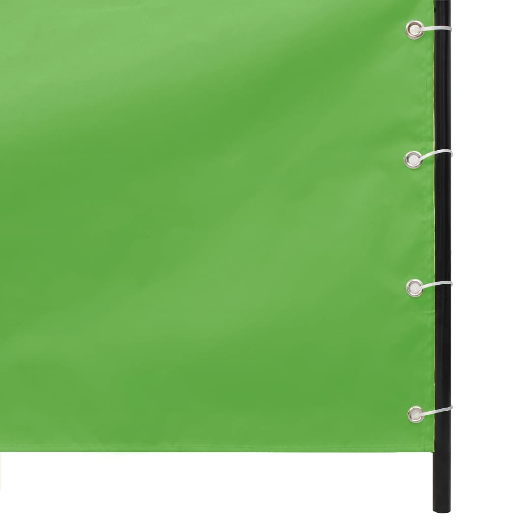 vidaXL Écran de balcon Vert clair 80x240 cm Tissu Oxford