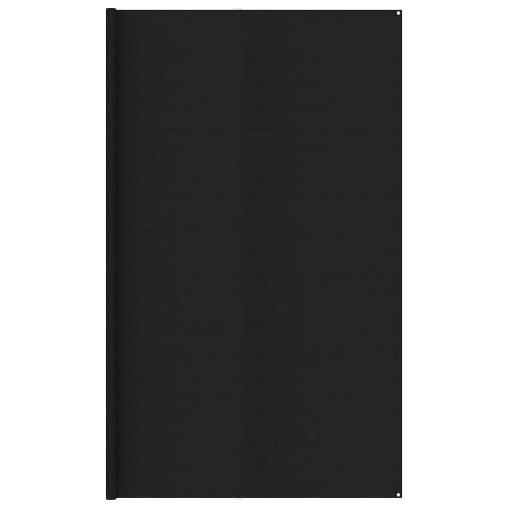 vidaXL Tapis de tente 400x600 cm Noir