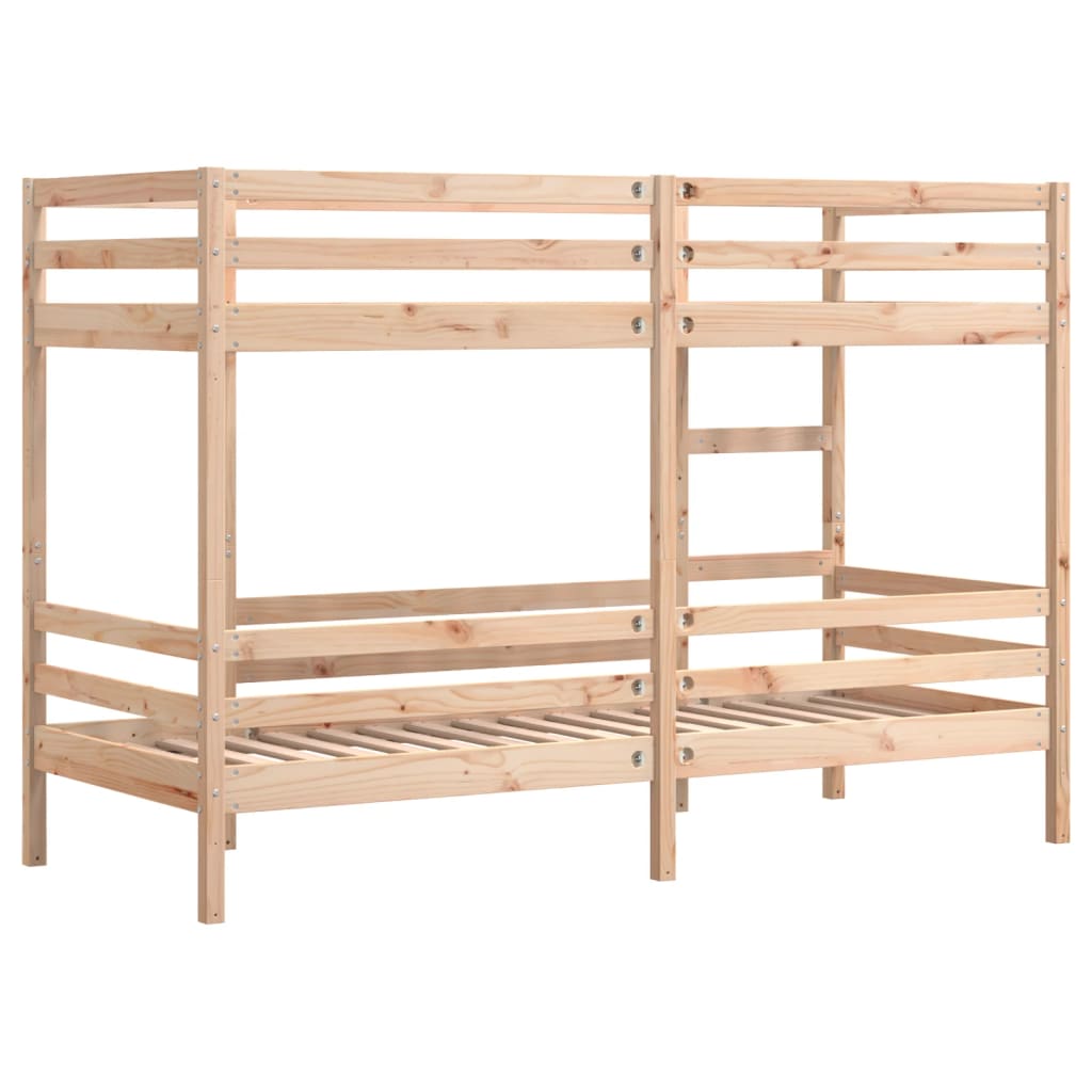 vidaXL Lit superposé sans matelas 90x190 cm bois de pin massif