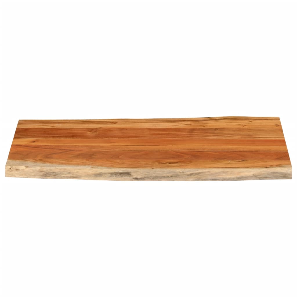 vidaXL Dessus de table 110x60x3,8cm rectangulaire bois massif d'acacia