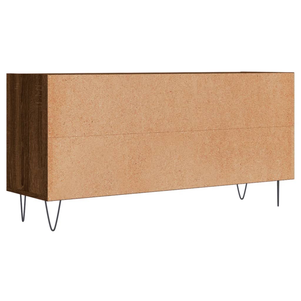 vidaXL Meuble TV chêne marron 103,5x30x50 cm bois d'ingénierie