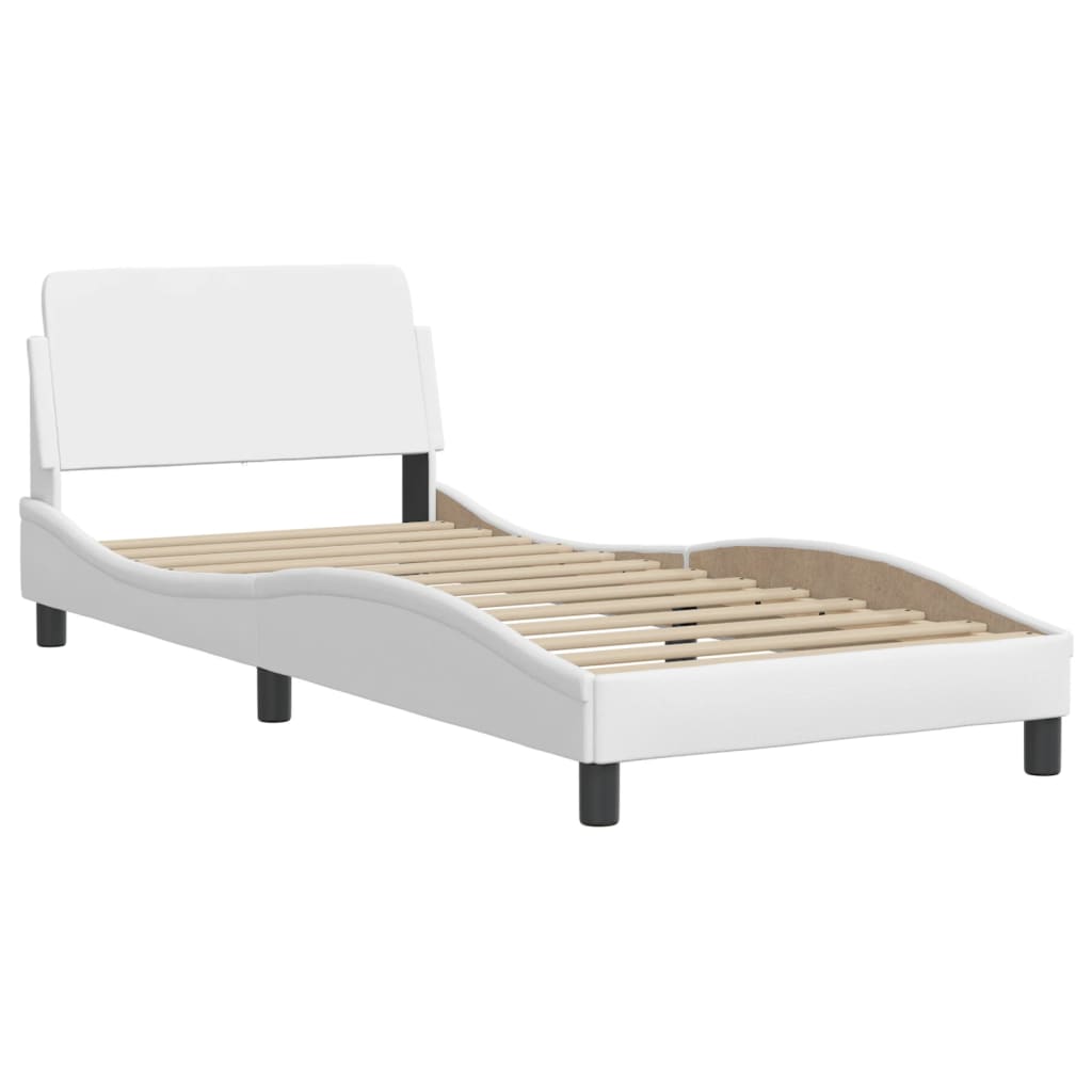 vidaXL Cadre de lit sans matelas blanc 80x200 cm similicuir