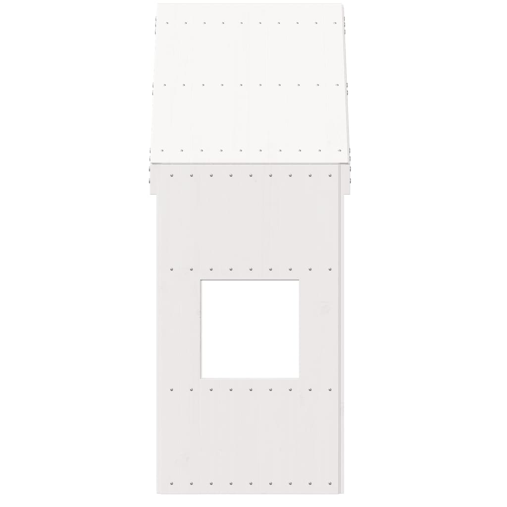 vidaXL Toit de lit pour enfants blanc 55x84x132 cm bois de pin massif