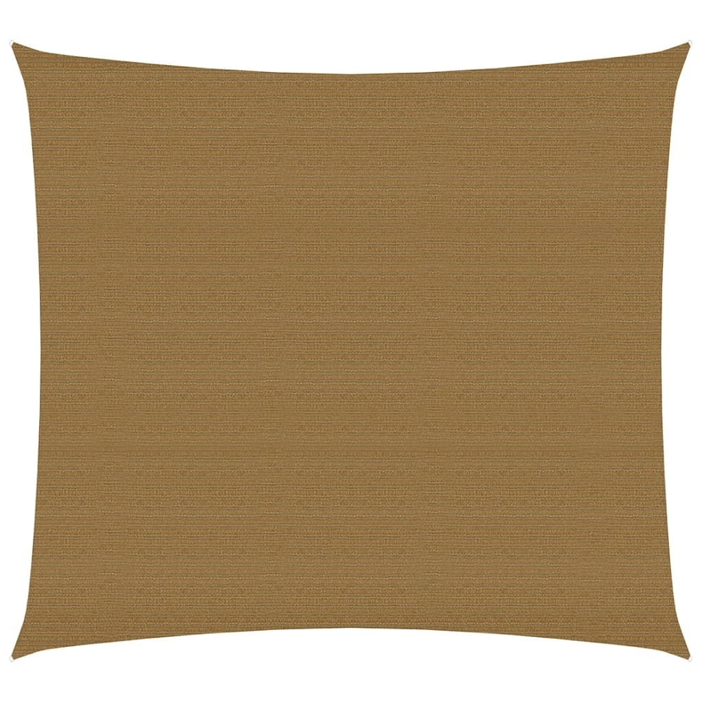 vidaXL Voile d'ombrage 160 g/m² Taupe 2x2,5 m PEHD