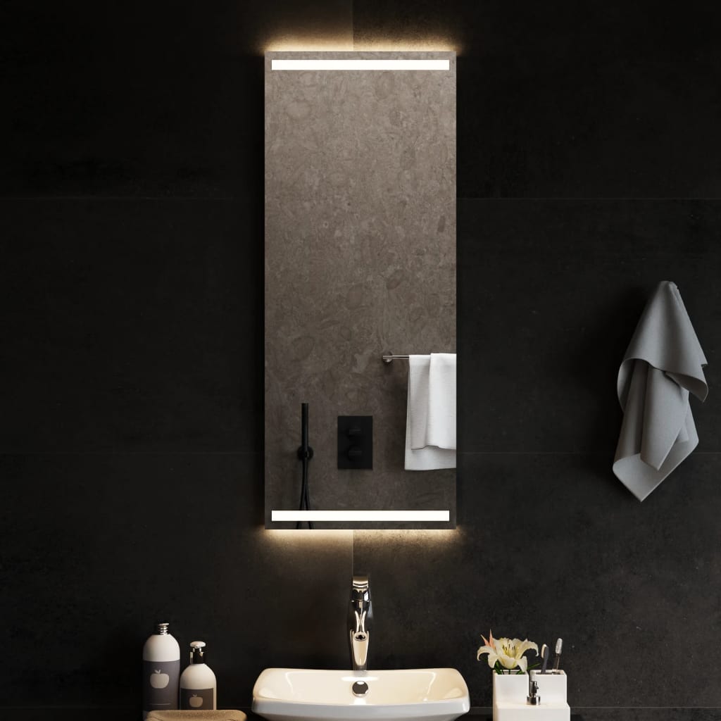 vidaXL Miroir de salle de bain à LED 40x100 cm
