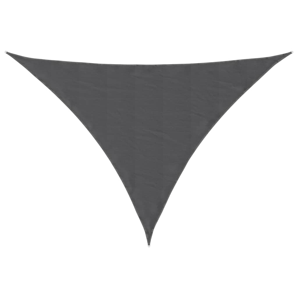 vidaXL Voile de parasol tissu oxford triangulaire anthracite
