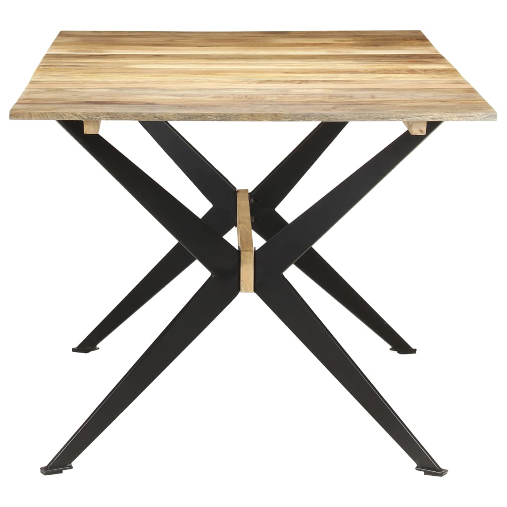 vidaXL Table à manger 180x90x76 cm Bois de manguier massif