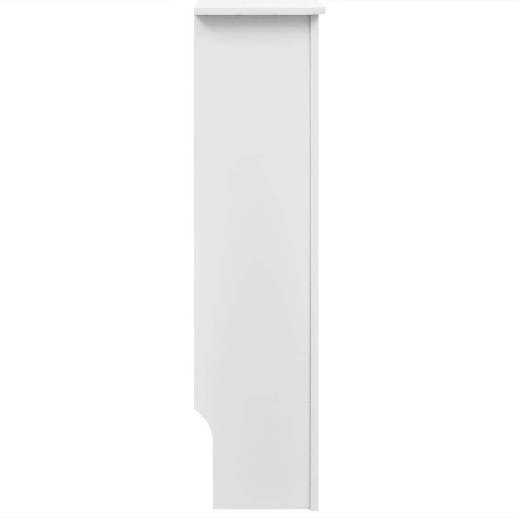 vidaXL Cache-radiateur 112 cm MDF Blanc