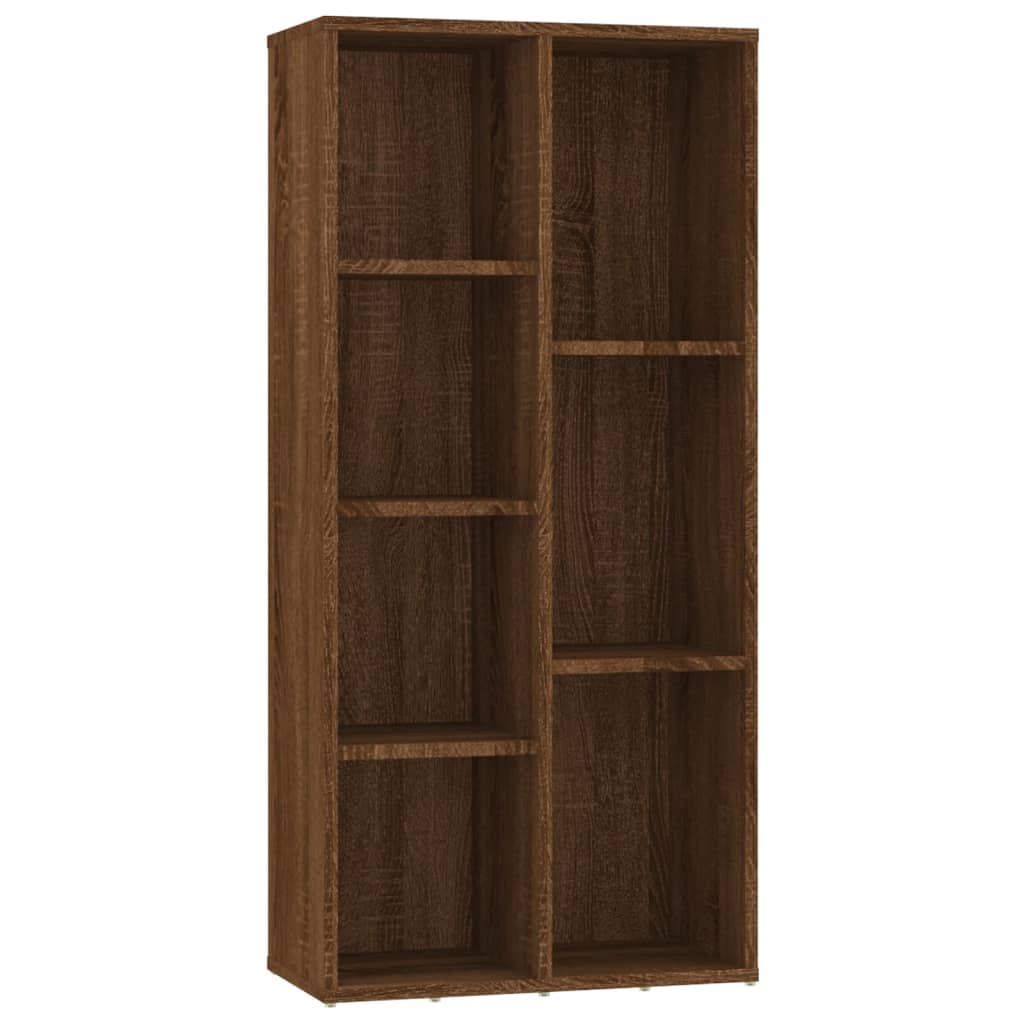 vidaXL Armoire à livres Chêne marron 50x25x106 cm