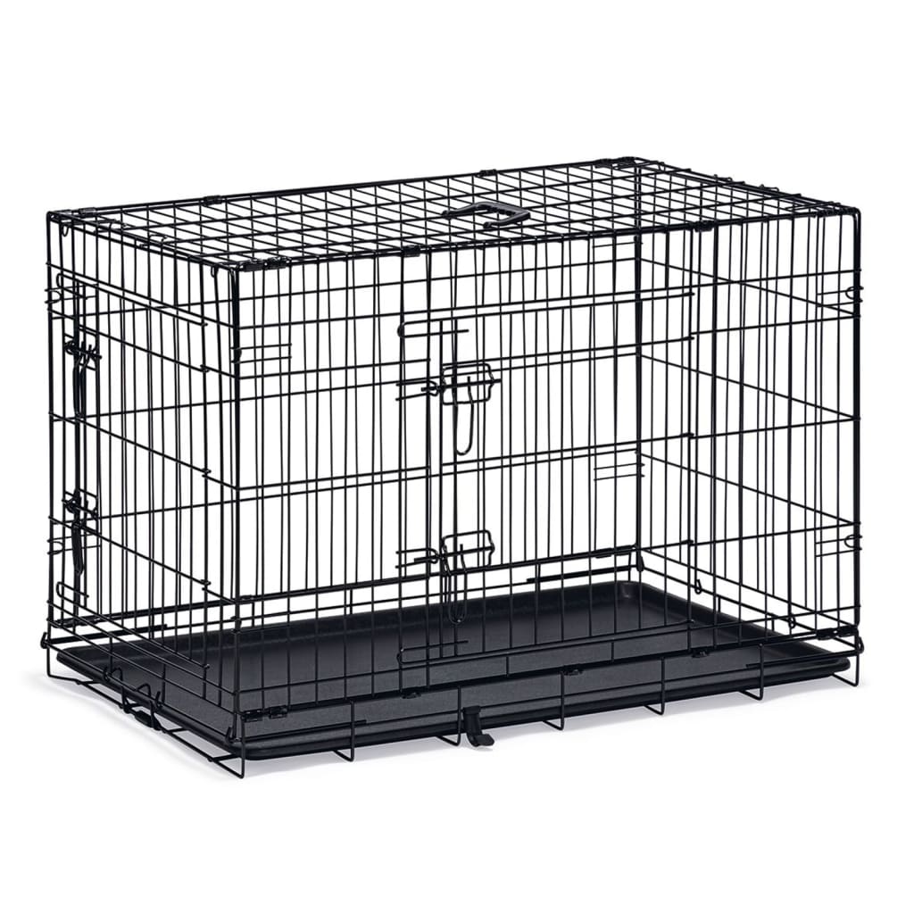 Karlie Cage avec 2 portes pour chien 92x57x63 cm Noir