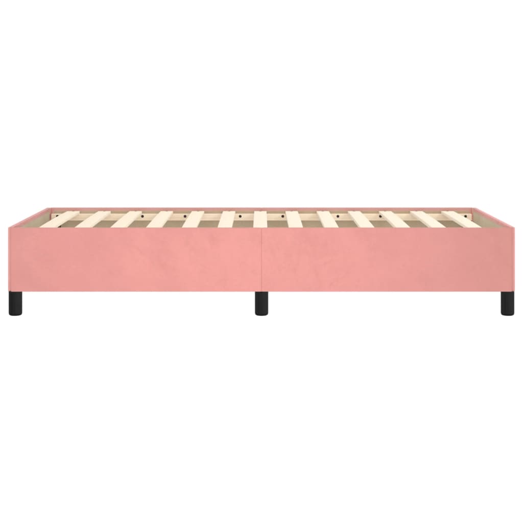 vidaXL Cadre de lit Rose 80x200 cm Velours