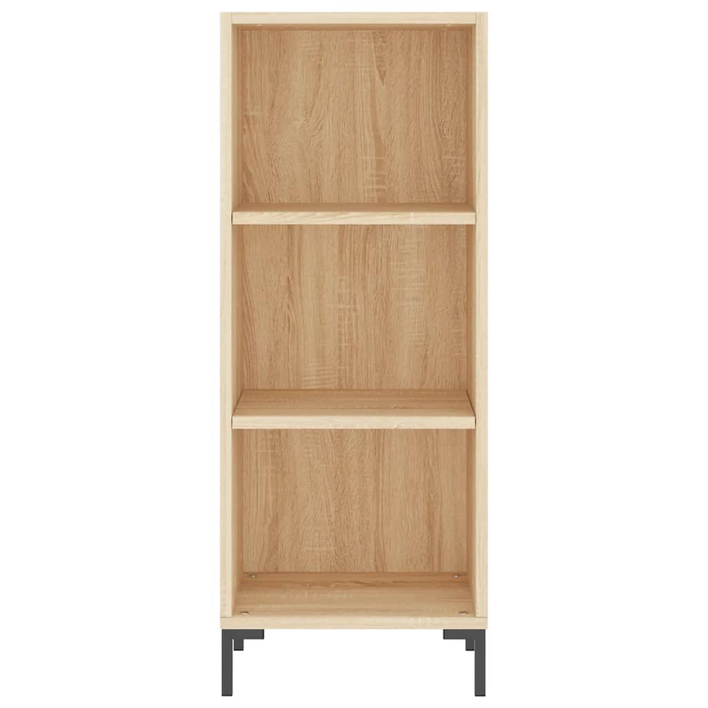 vidaXL Buffet chêne sonoma 34,5x32,5x90 cm bois d'ingénierie