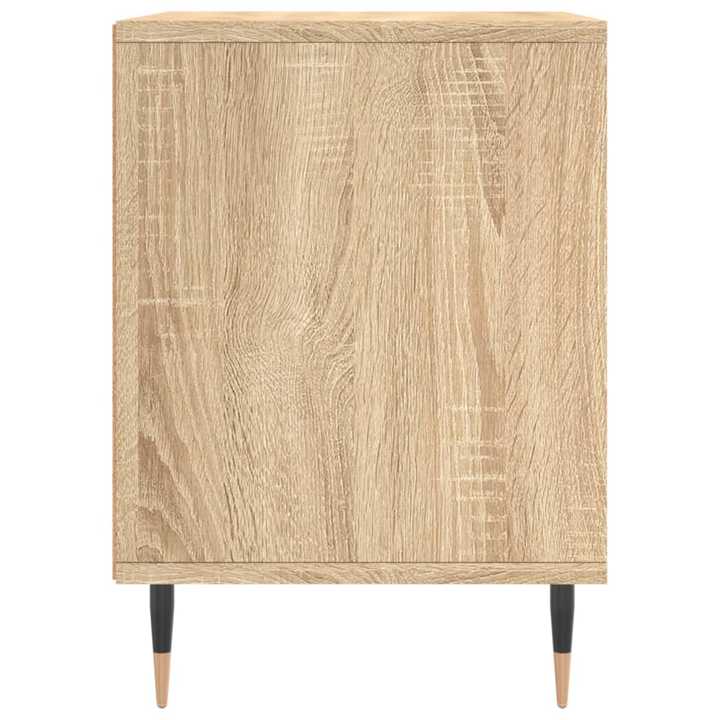 vidaXL Table de chevet chêne sonoma 40x35x50 cm bois d’ingénierie