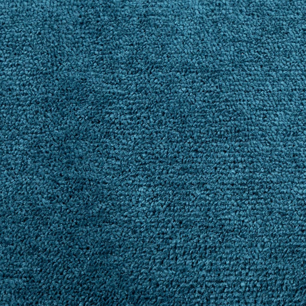 vidaXL Tapis OVIEDO à poils courts turquoise 100x200 cm