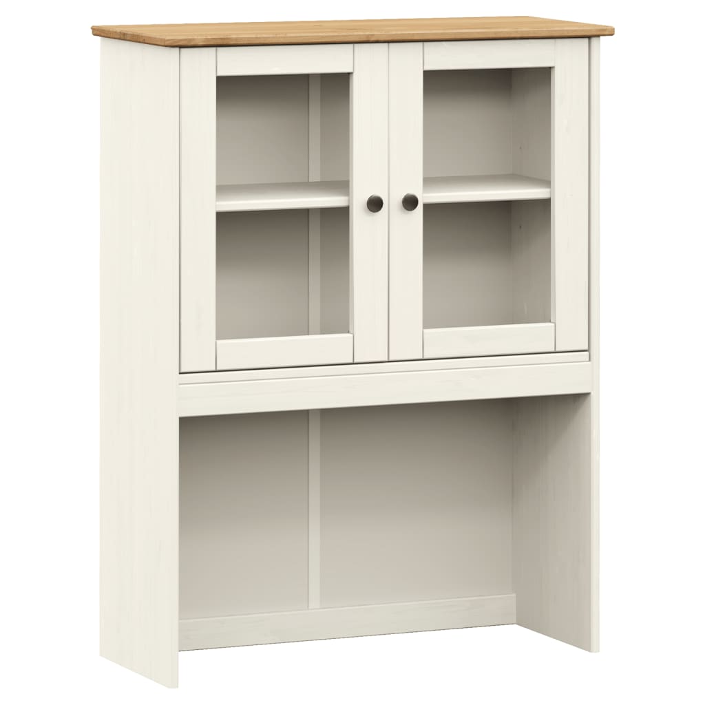 vidaXL Dessus de commode VIGO blanc 78x30x100 cm bois massif de pin