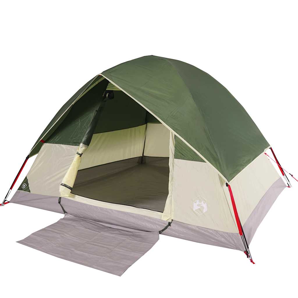 vidaXL Tente de camping à dôme 2 personne vert imperméable