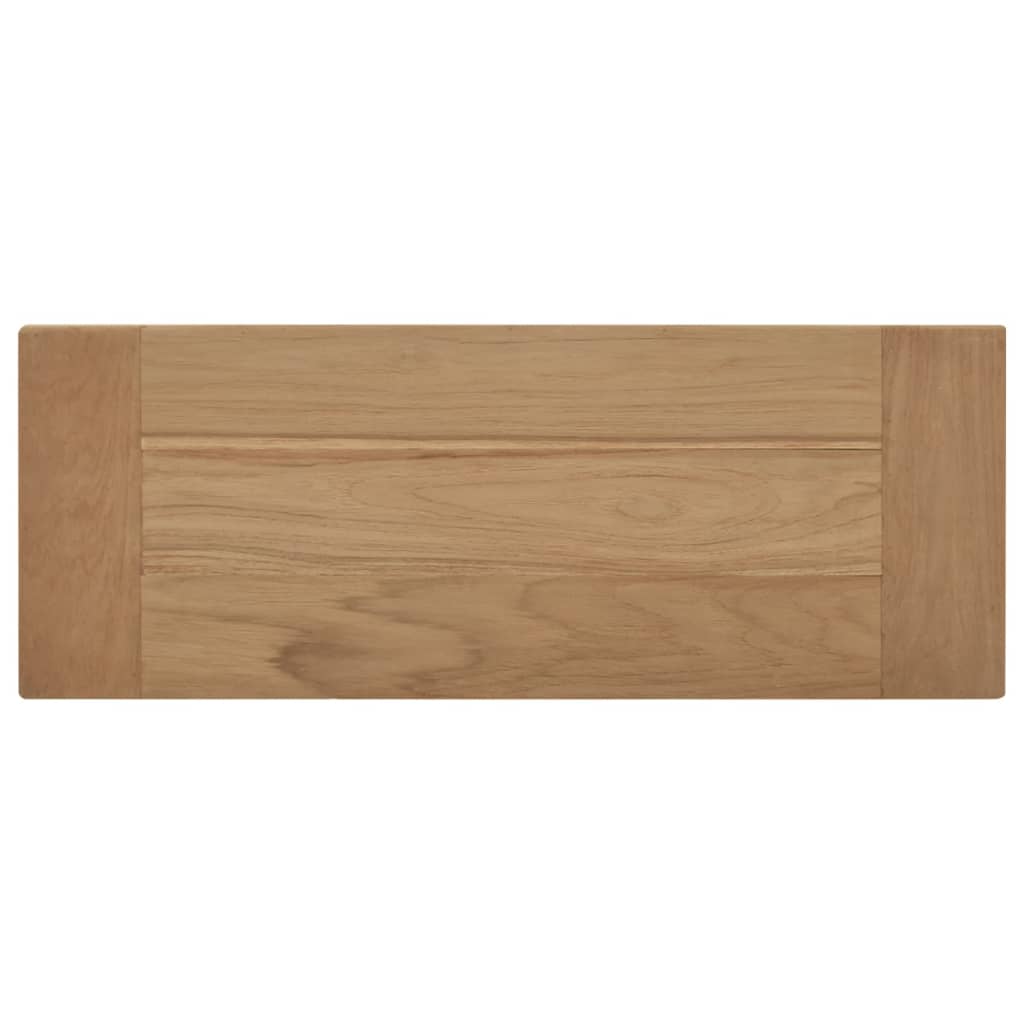 vidaXL Banc 80 cm Bois massif de teck