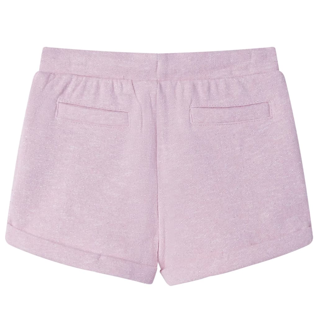 Short pour enfants avec cordon de serrage lilas mélangé 128