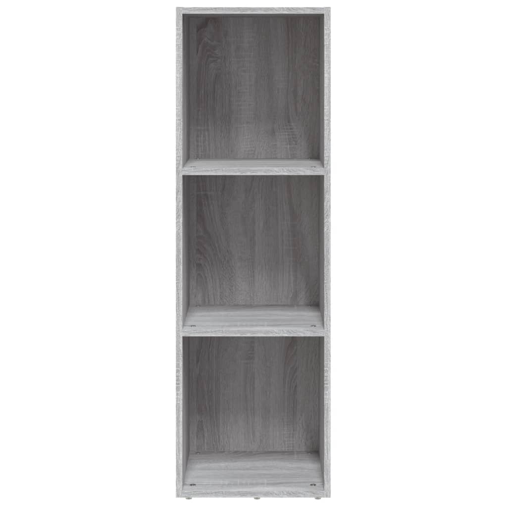 vidaXL Bibliothèque/Meuble TV sonoma gris 36x30x114 cm bois ingénierie