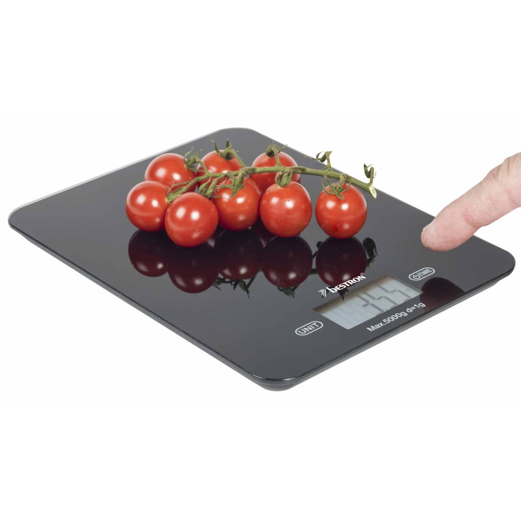 Bestron Balance électronique de cuisine AKS710Z Noir 5 kg