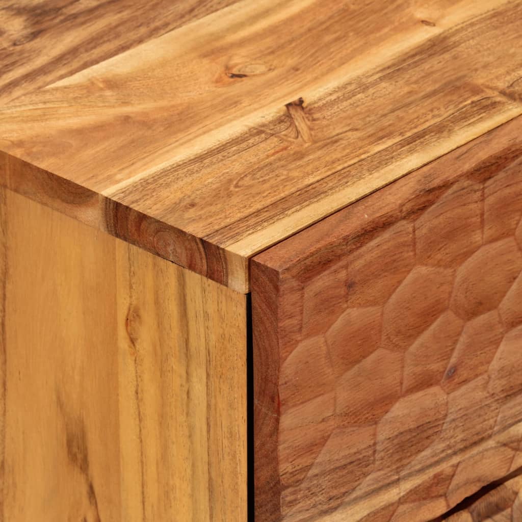 vidaXL Table de chevet 50x33x60 cm bois d'acacia solide