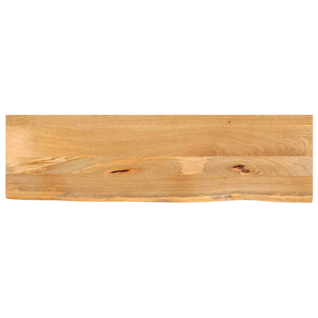 vidaXL Dessus de table à bord vivant 100x30x2,5cm bois massif manguier