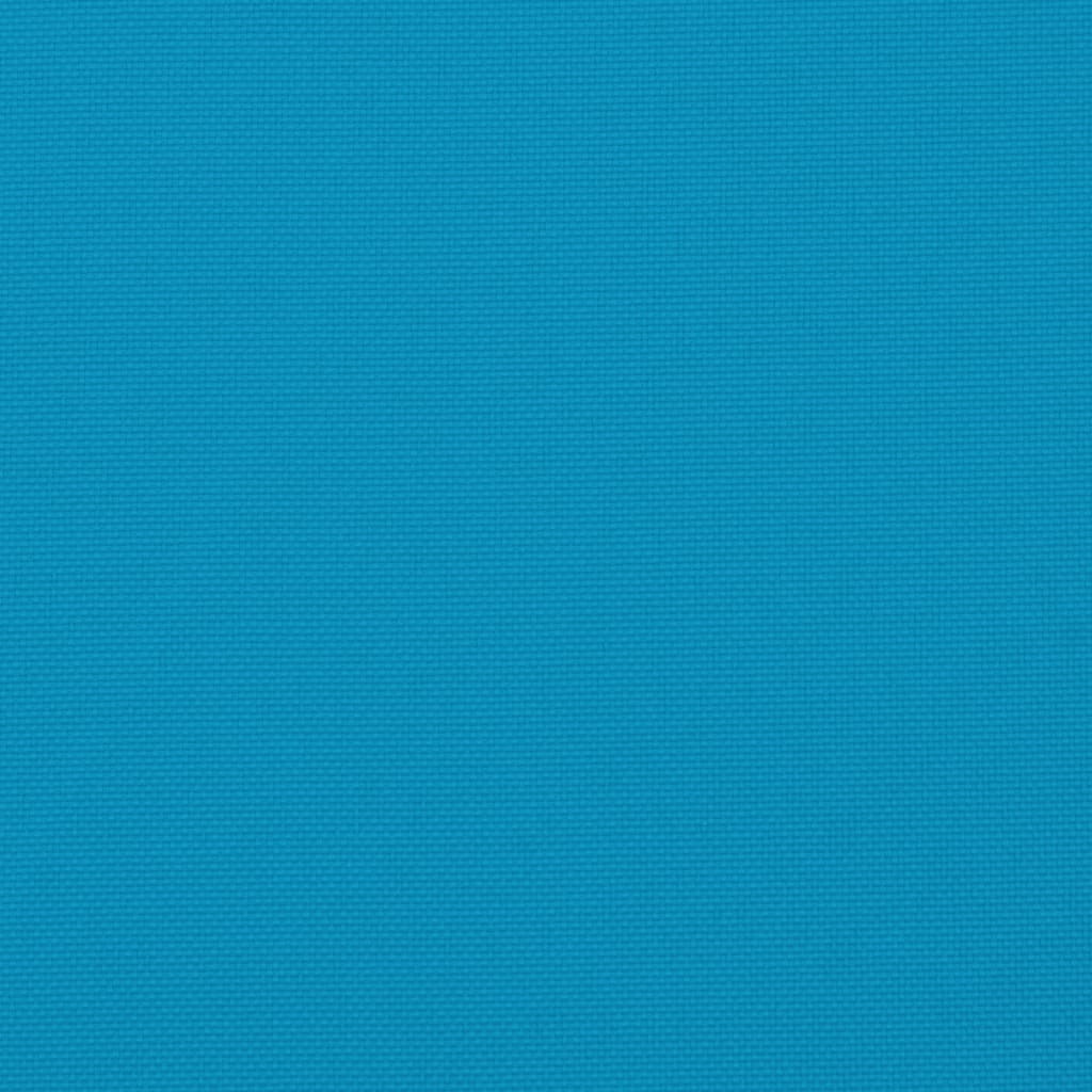 vidaXL Coussins de chaise 2 pcs bleu clair 50x50x7 cm tissu oxford