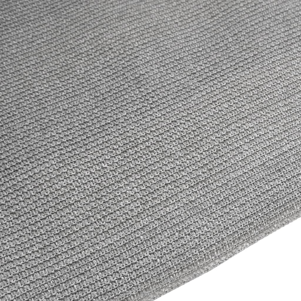 vidaXL Filet brise-vue gris clair 1x10 m PEHD 150 g/m²