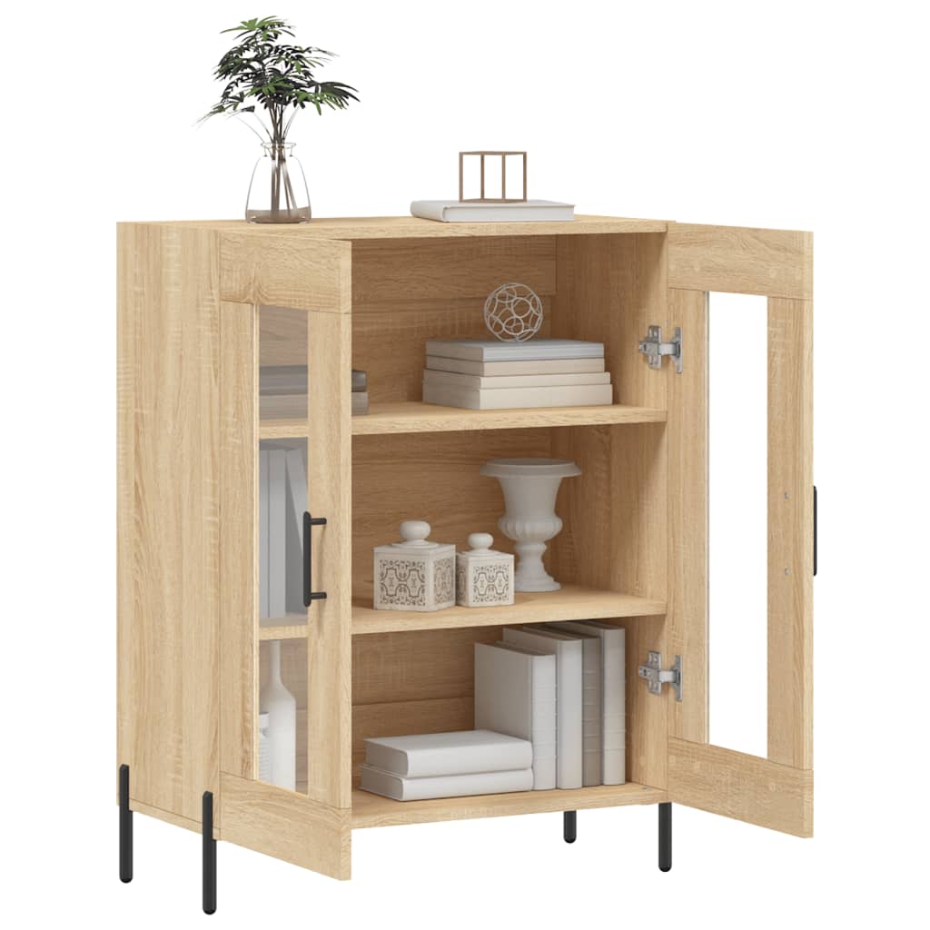 vidaXL Buffet chêne sonoma 69,5x34x90 cm bois d'ingénierie