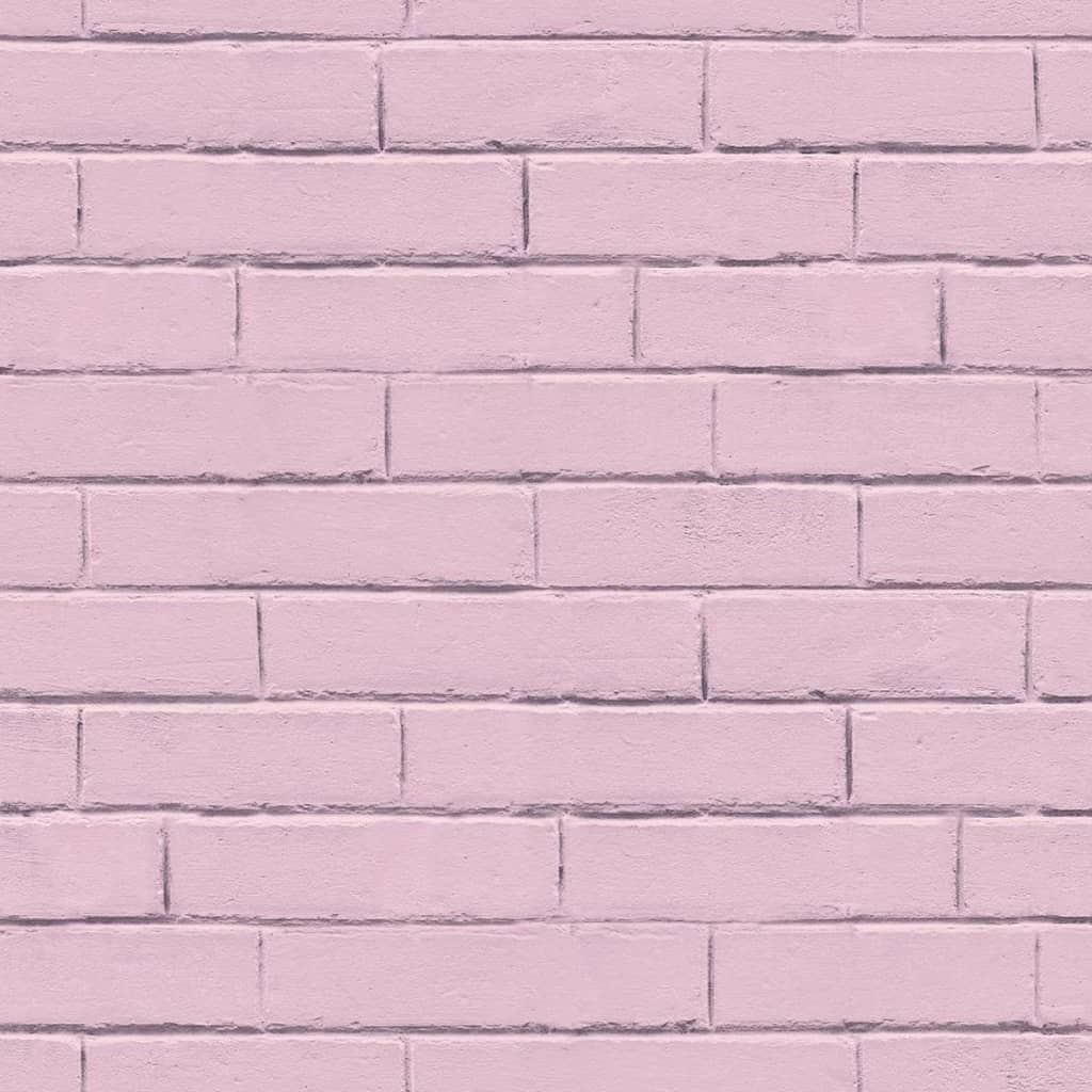 Noordwand Papier peint Good Vibes Brick Wall Rose