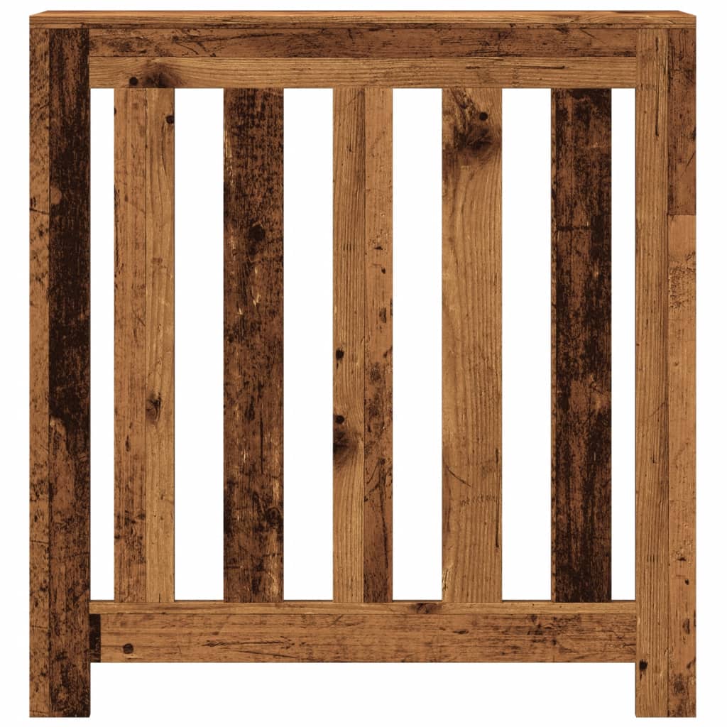 vidaXL Cache-radiateur vieux bois 78x20x82 cm bois d'ingénierie