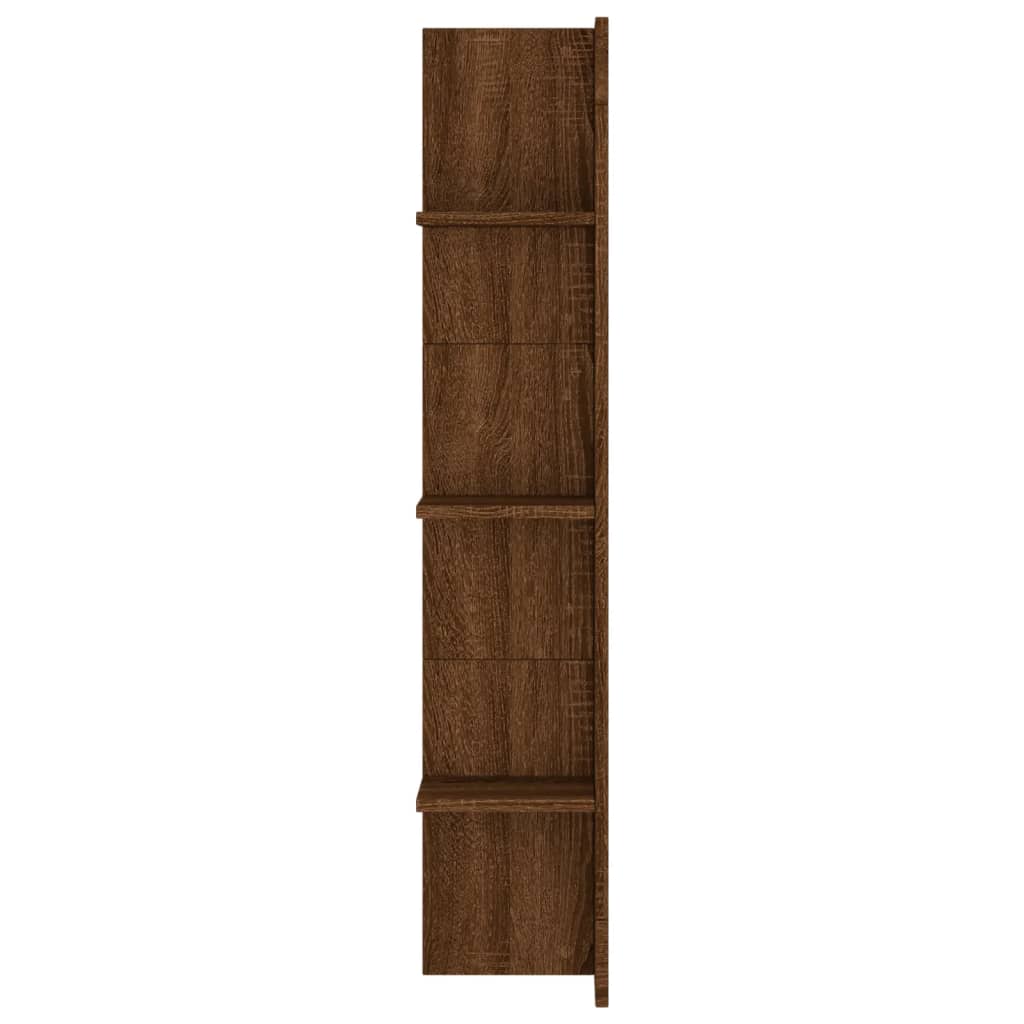 vidaXL Meuble TV chêne marron 152x22x113 cm bois d'ingénierie