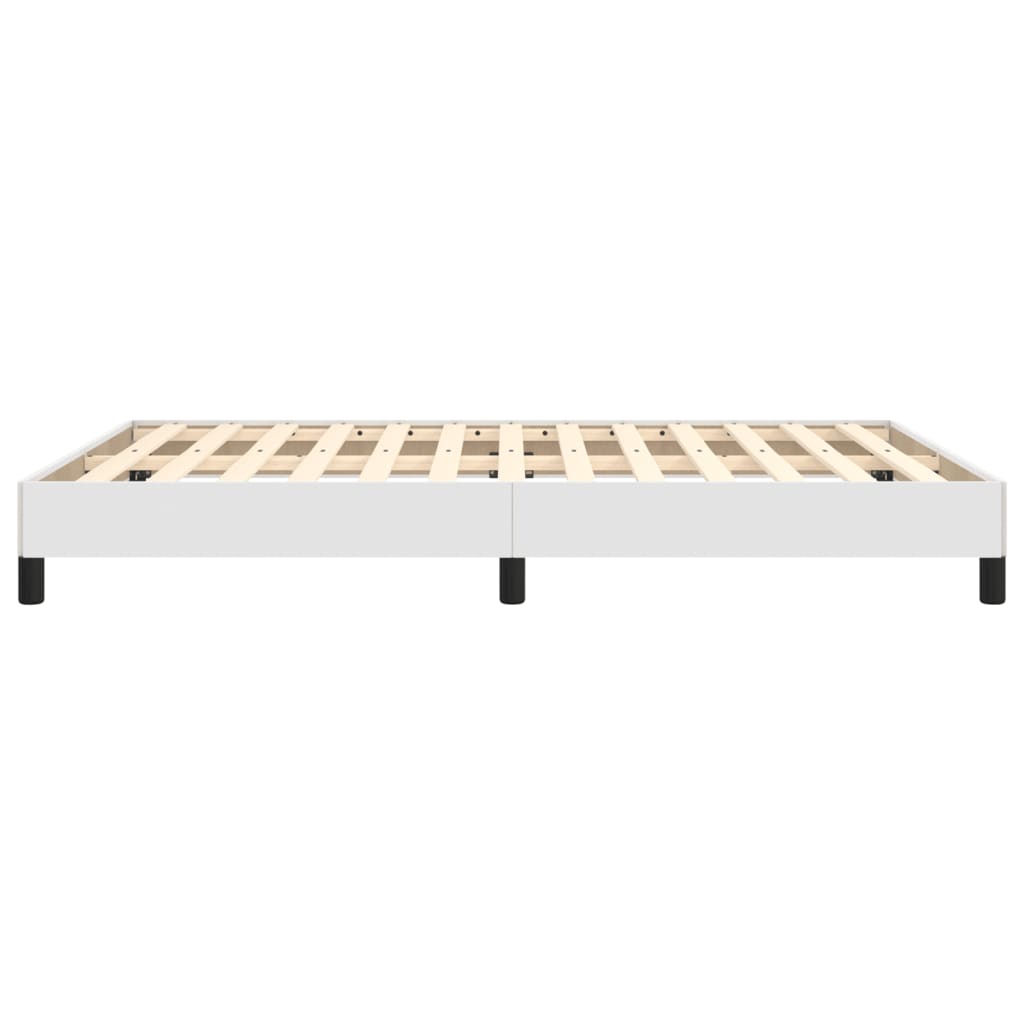 vidaXL Cadre de lit sans matelas blanc 140x200 cm similicuir