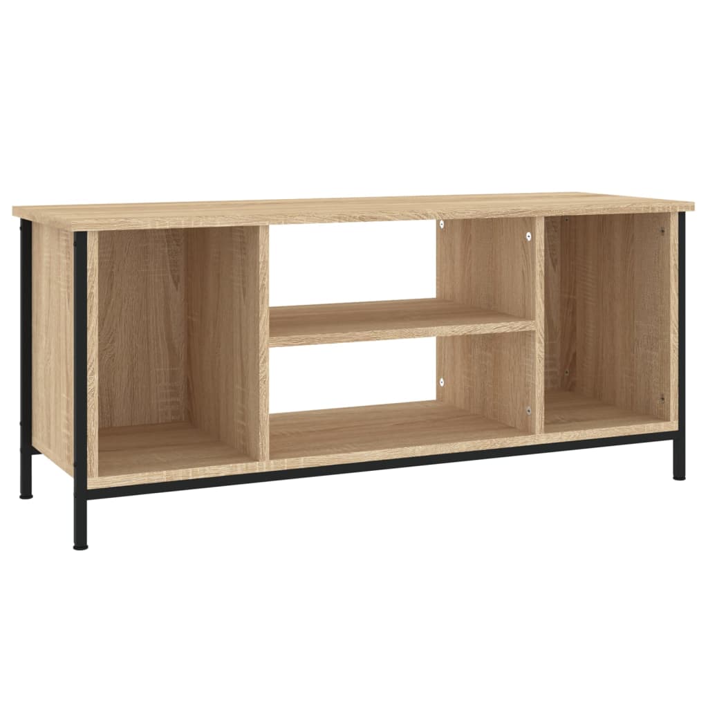 vidaXL Meuble TV chêne sonoma 102x35x45 cm bois d'ingénierie