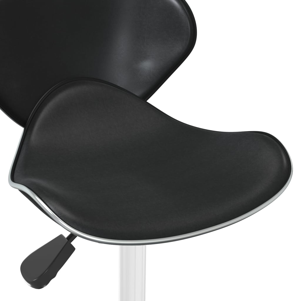 vidaXL Chaise de salle à manger Noir Similicuir