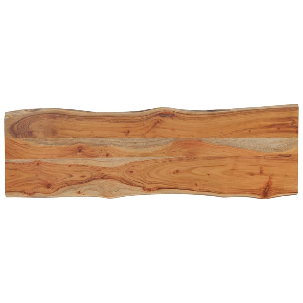 vidaXL Dessus de table 110x40x2,5 cm rectangulaire bois massif acacia