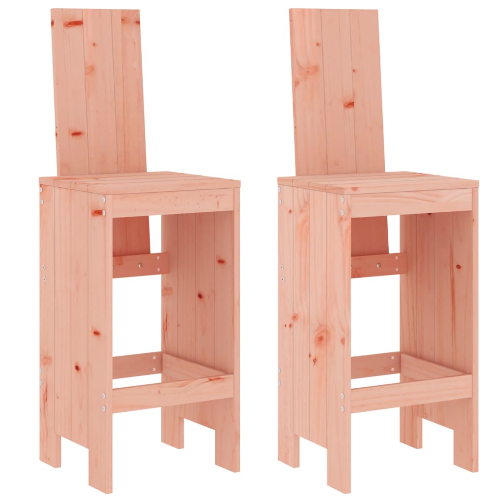 vidaXL Tabourets de bar lot de 2 40x42x120 cm bois massif douglas