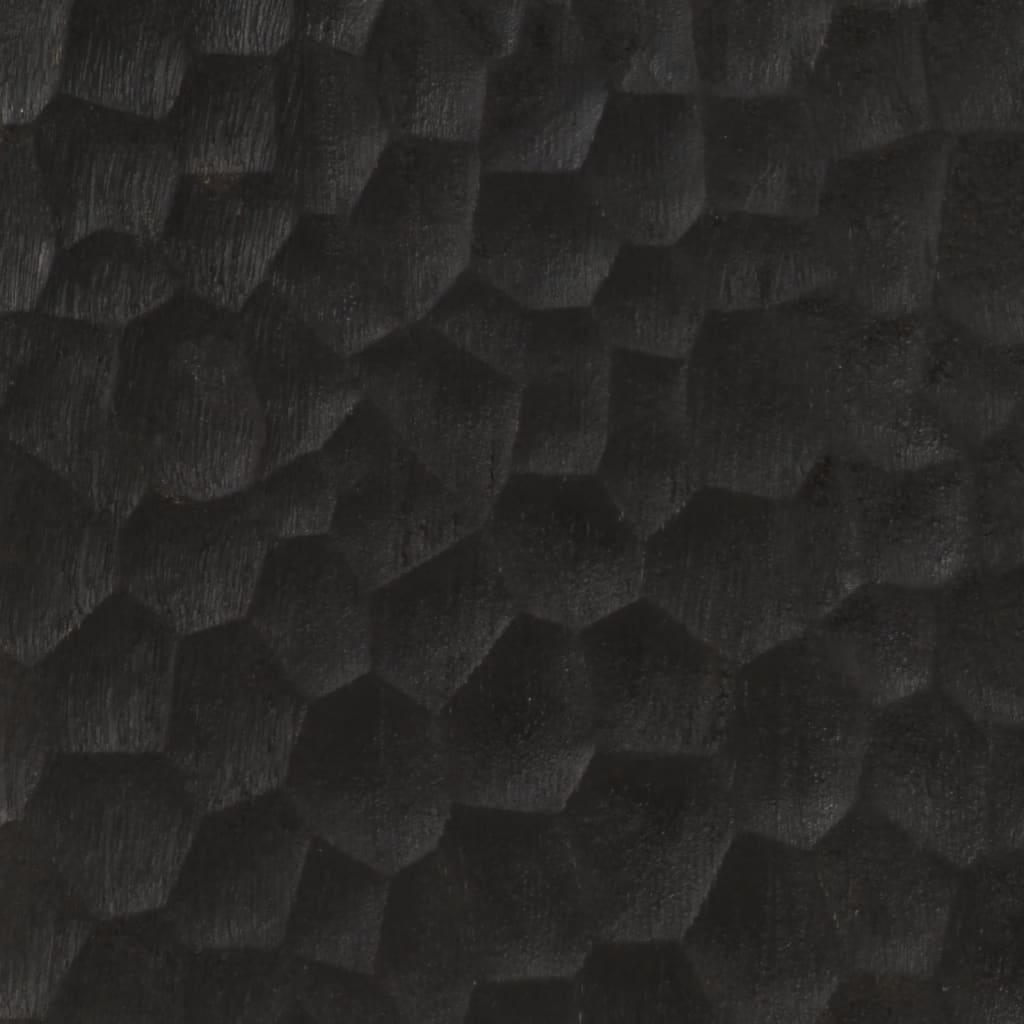 vidaXL Armoire latérale noir 60x33x75 cm bois massif de manguier