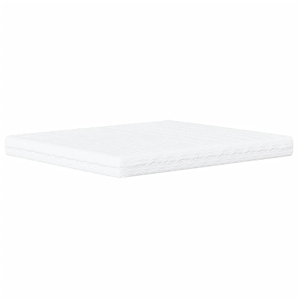 vidaXL Lit avec matelas bleu 160x200 cm velours