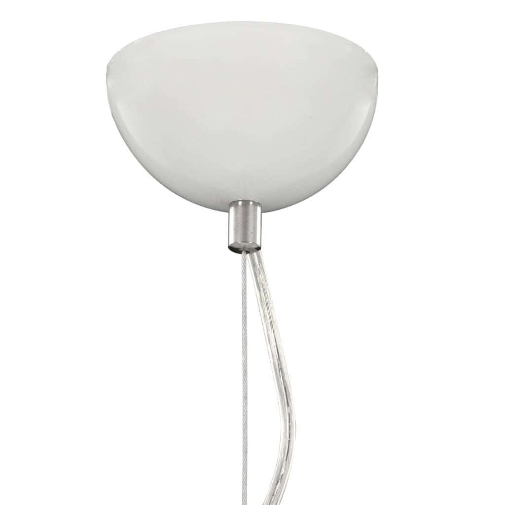 vidaXL Lampe suspendue Blanc et doré Ø50 cm E27