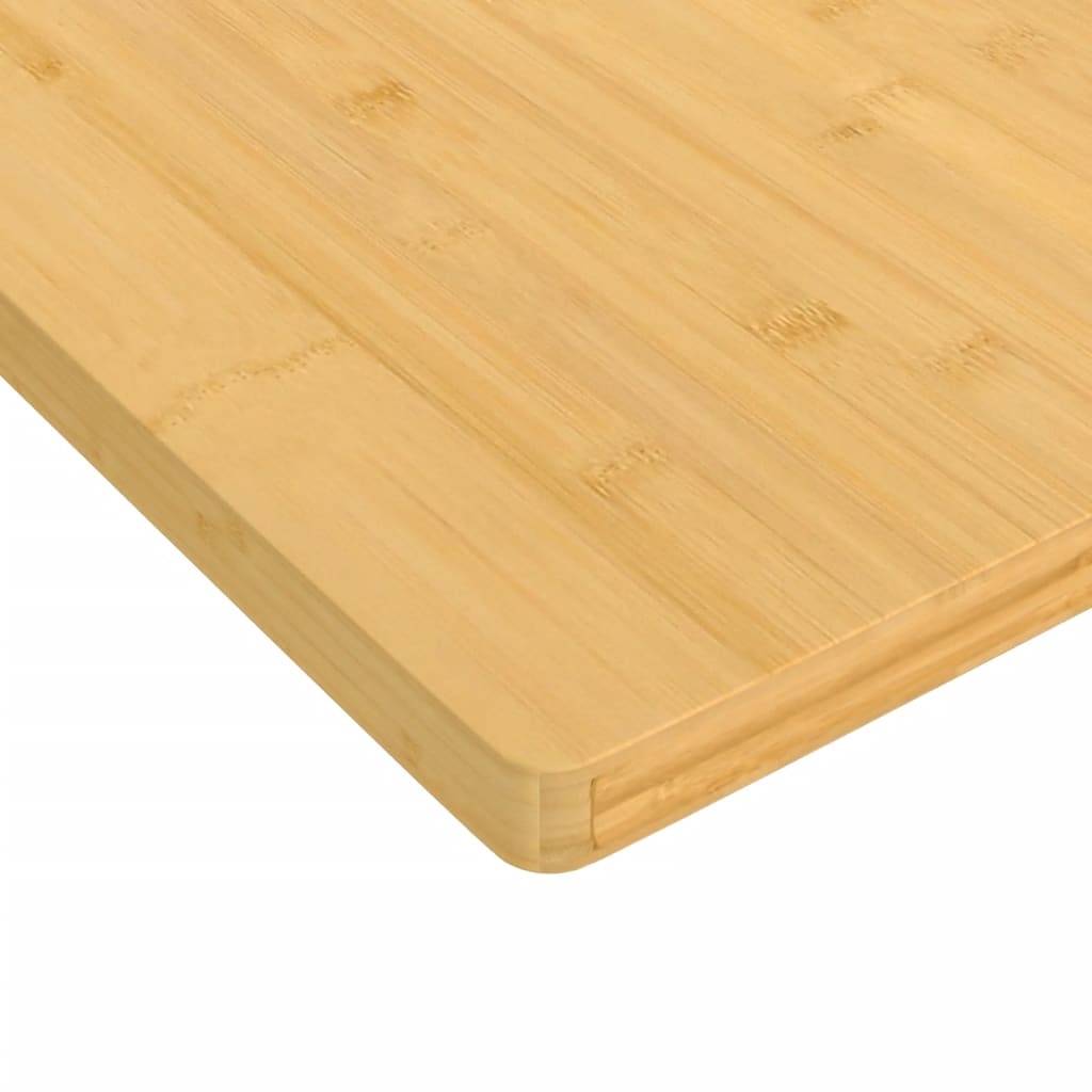 vidaXL Dessus de table 50x50x2,5 cm bambou