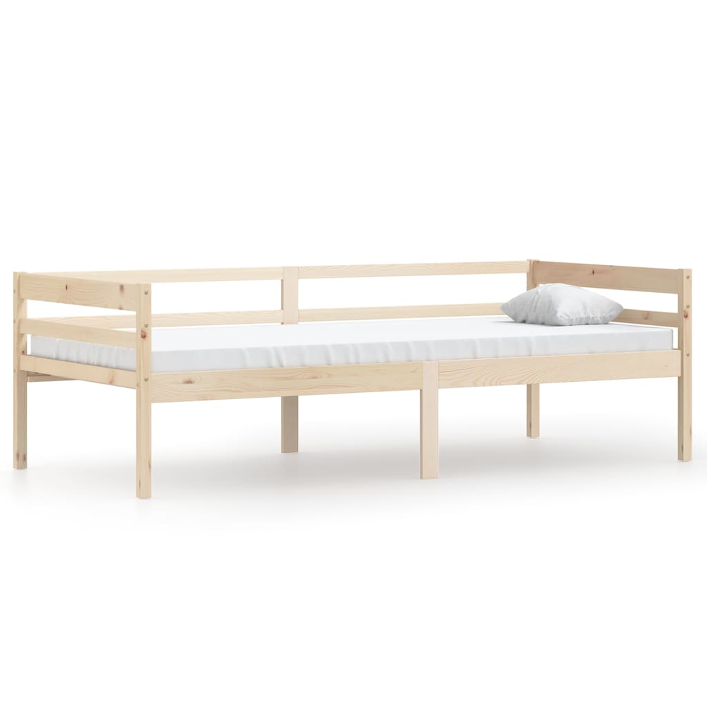 vidaXL Cadre de lit sans matelas bois de pin massif 90x200 cm