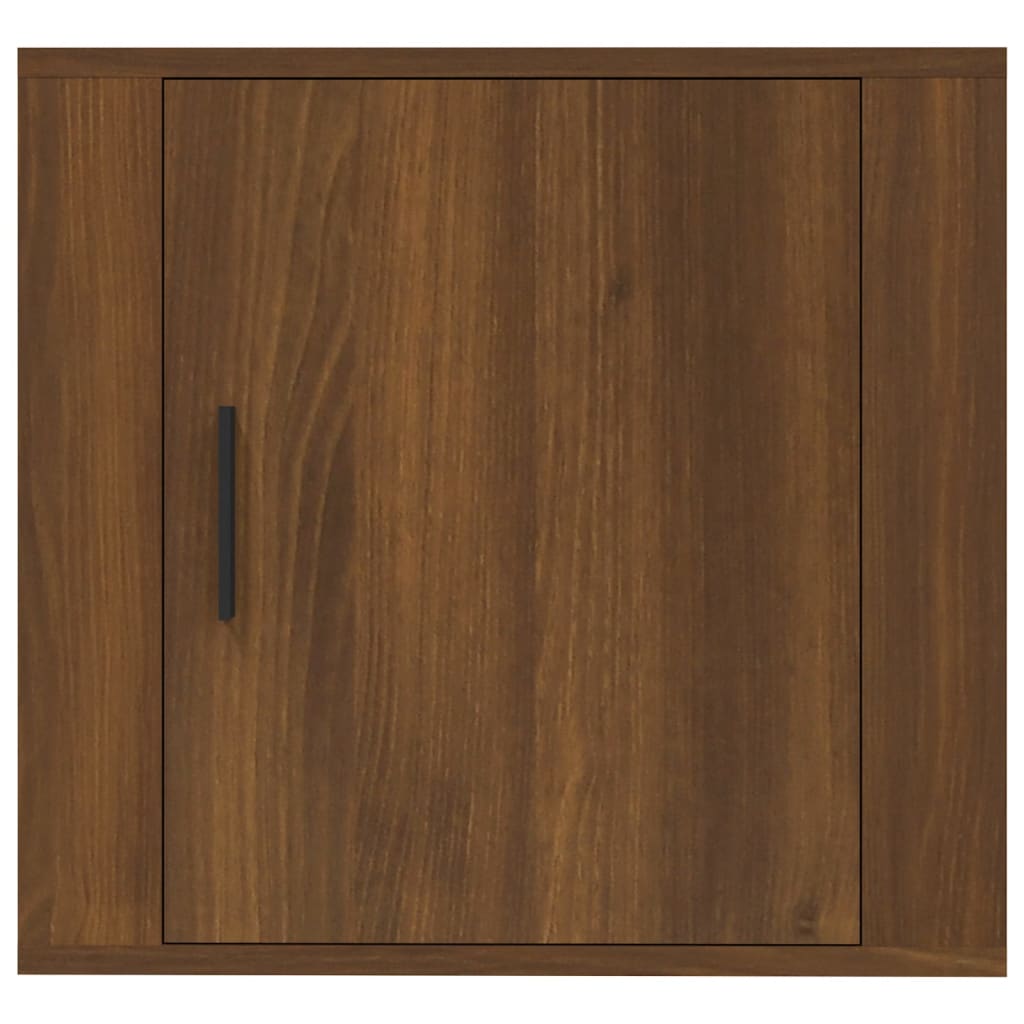 vidaXL Tables de chevet murales 2 pcs Chêne marron 50x30x47 cm